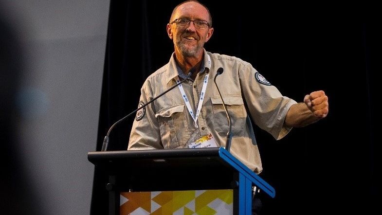 Andy Dunstan at the Locate16 conference